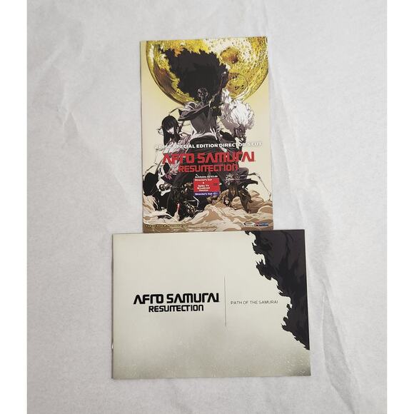 Afro Samurai Resurrection 2-Disc Special Edition Director's Cut DVD Pre-owned - Picture 5 of 5
